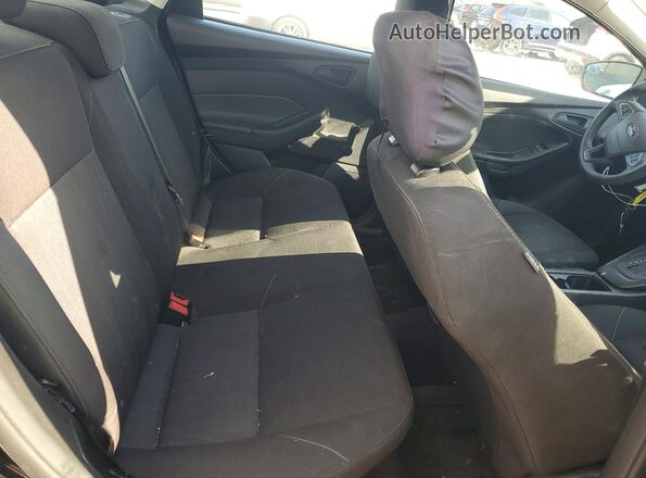 1FADP3E29JL219361 2018 FORD FOCUS Black უკანა სავარძლების ხედი