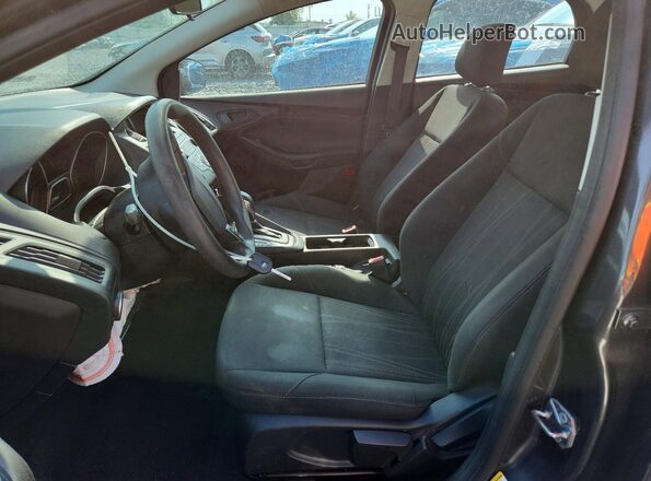 1FADP3E2XGL361596 2016 FORD FOCUS Charcoal Widok wnętrza z przodu