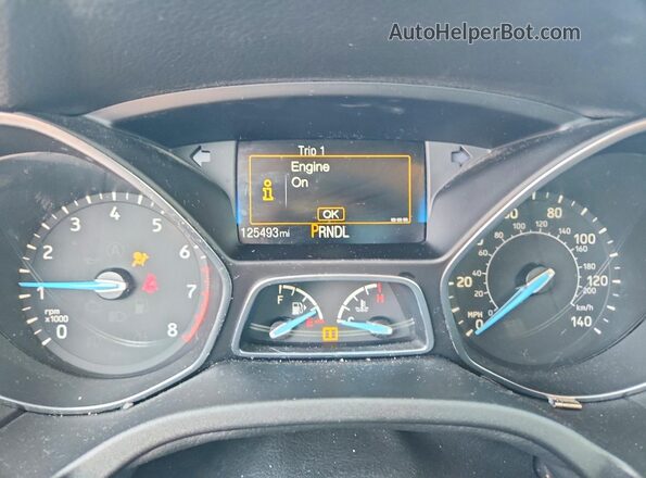 1FADP3E2XGL361596 2016 FORD FOCUS Charcoal Widok zestawu wskaźników