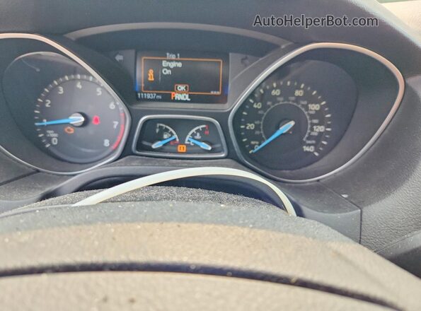 1FADP3E2XHL269230 2017 FORD FOCUS Silver ხელსაწყოთა პანელის ხედი