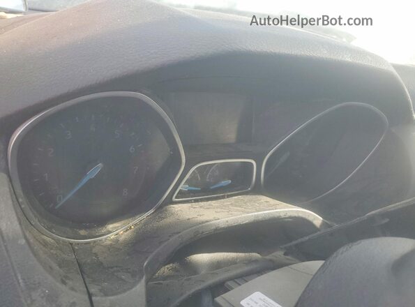 1FADP3E2XHL284312 2017 FORD FOCUS White ხელსაწყოთა პანელის ხედი