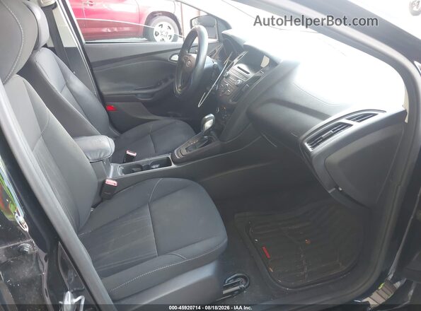 1FADP3F20GL204920 2016 FORD FOCUS Black Widok wnętrza z przodu