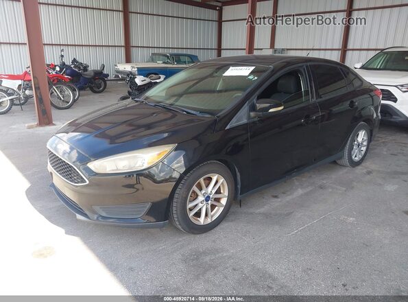 1FADP3F20GL204920 2016 FORD FOCUS Black Przód lewy
