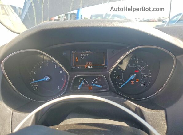 1FADP3F20GL227016 2016 FORD FOCUS Gray Вид щитка приладів