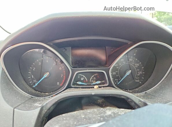 1FADP3F20GL303057 2016 FORD FOCUS Gray Вид щитка приладів