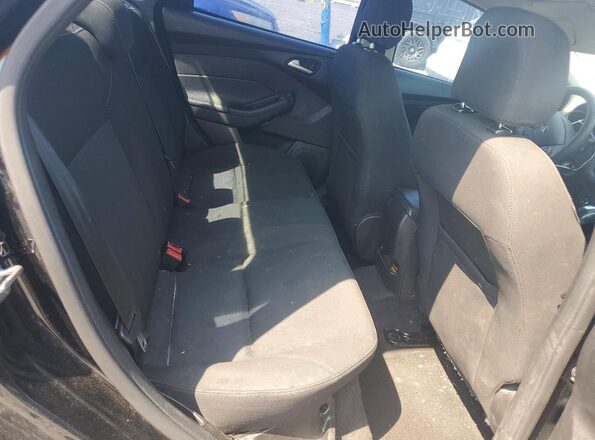 1FADP3F20GL323874 2016 FORD FOCUS Black უკანა სავარძლების ხედი