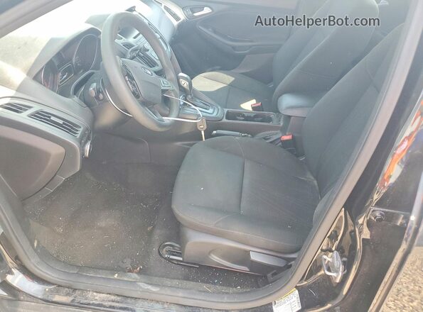 1FADP3F20GL323874 2016 FORD FOCUS Black წინა სალონის ხედი