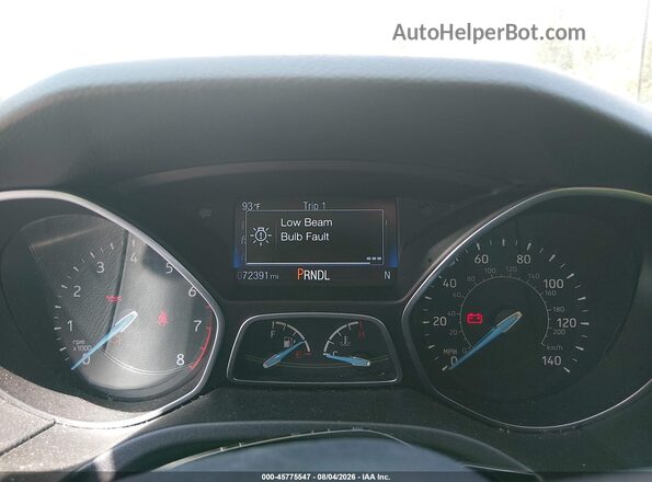 1FADP3F20GL365848 2016 FORD FOCUS Серебряный Вид задних сидений