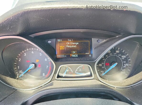 1FADP3F20GL395190 2016 FORD FOCUS Black Սարքավորումների վահանակի տեսք
