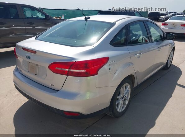 1FADP3F20HL288433 2017 FORD FOCUS Silver Задня права чверть