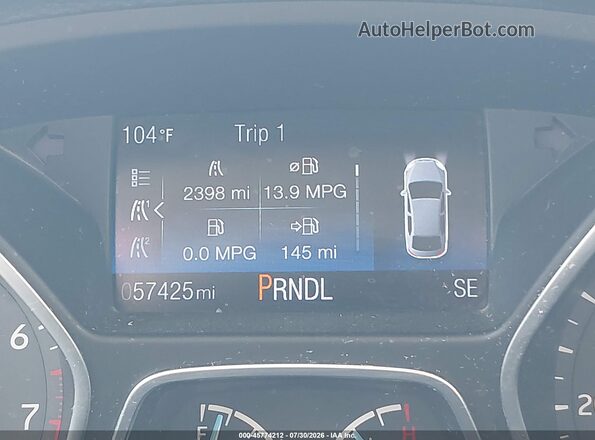 1FADP3F20HL288433 2017 FORD FOCUS Silver Вид задніх сидінь