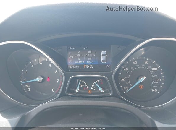 1FADP3F20HL288433 2017 FORD FOCUS Silver 