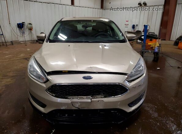 1FADP3F20HL291316 2017 FORD FOCUS Beige Front view