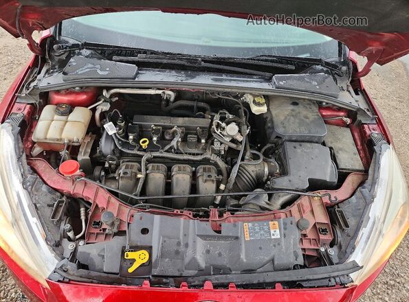 1FADP3F20HL312052 2017 FORD FOCUS Бордовый Вид задней части салона