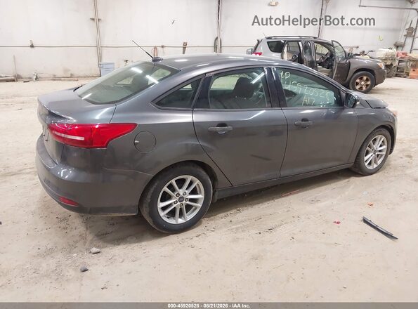 1FADP3F20HL315453 2017 FORD FOCUS Gray Trasero derecho