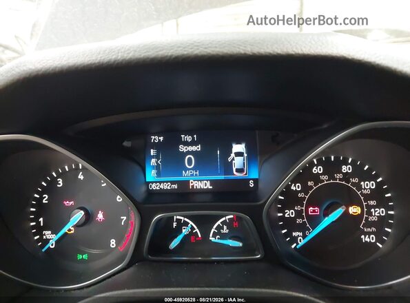 1FADP3F20HL315453 2017 FORD FOCUS Gray Vista de los asientos traseros