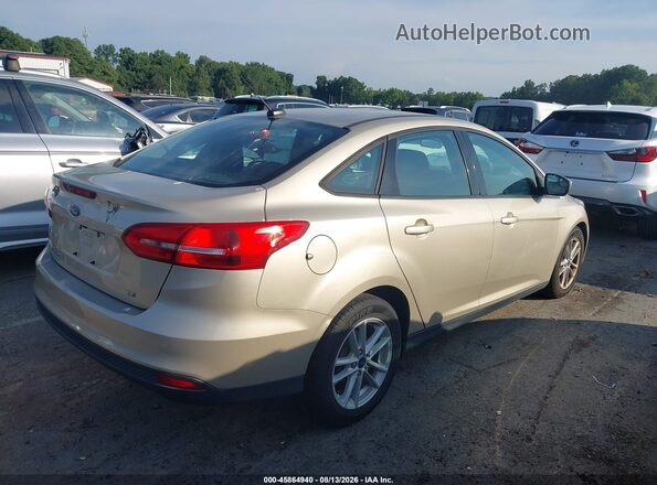 1FADP3F20JL265420 2018 FORD FOCUS Gold Задня права чверть