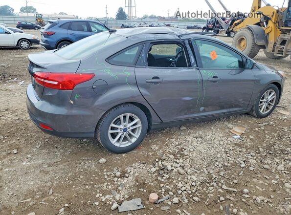 1FADP3F20JL266793 2018 FORD FOCUS Charcoal Задня права чверть