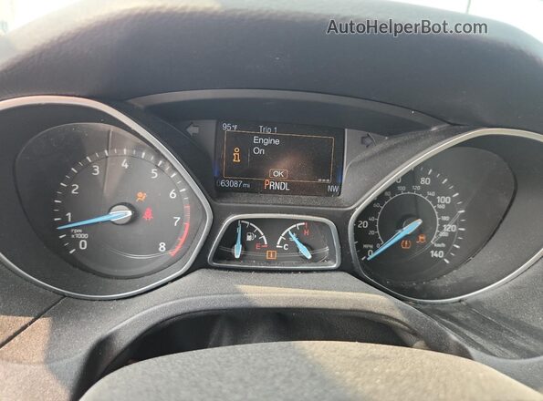 1FADP3F21GL200858 2016 FORD FOCUS Silver Սարքավորումների վահանակի տեսք