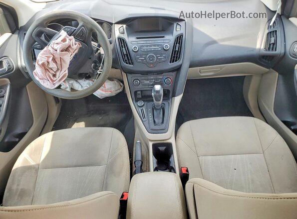 1FADP3F21GL209611 2016 FORD FOCUS Silver Вид панелі приладів