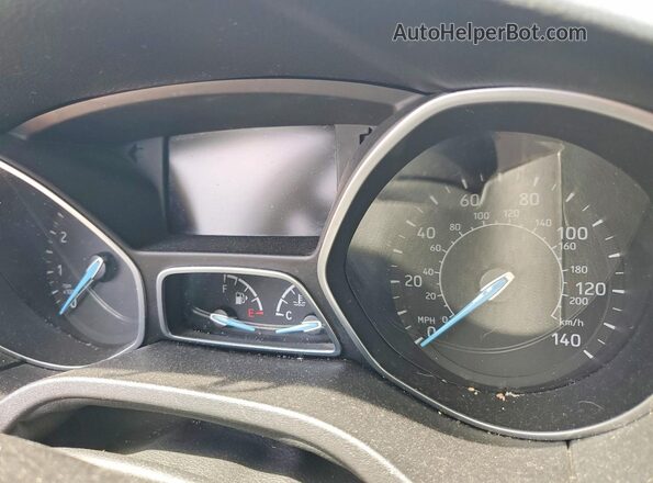 1FADP3F21GL209611 2016 FORD FOCUS Silver Вид щитка приладів