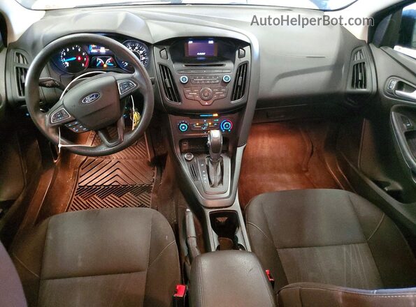 1FADP3F21GL339176 2016 FORD FOCUS Черный Вид панели приборов