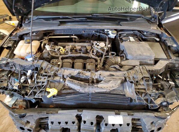 1FADP3F21GL339176 2016 FORD FOCUS Черный Вид задней части салона