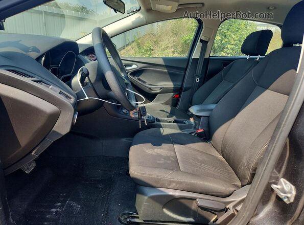 1FADP3F21HL219220 2017 FORD FOCUS Gray წინა სალონის ხედი
