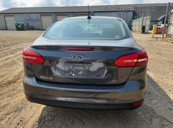 1FADP3F21HL219220 2017 FORD FOCUS Gray უკანა ხედი