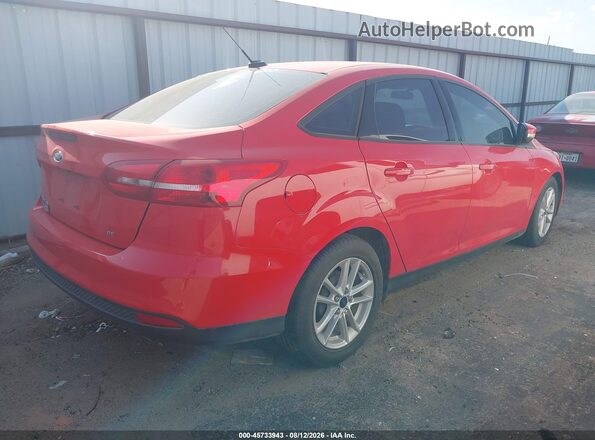 1FADP3F21HL222523 2017 FORD FOCUS Red Задня права чверть