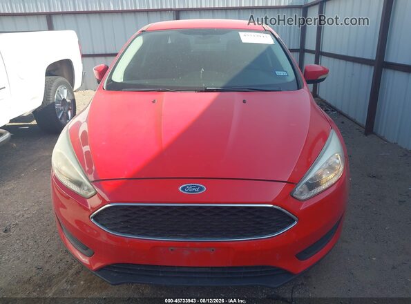 1FADP3F21HL222523 2017 FORD FOCUS Red Вид спереду