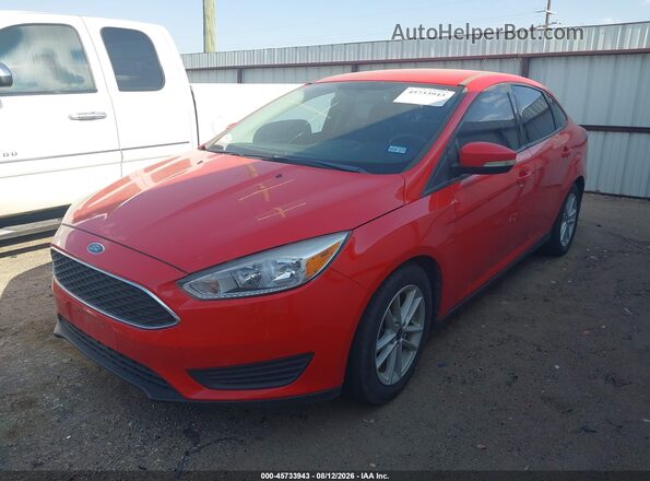 1FADP3F21HL222523 2017 FORD FOCUS Red Передня ліва чверть