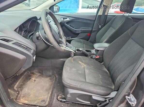 1FADP3F21HL274914 2017 FORD FOCUS Charcoal Front interior view