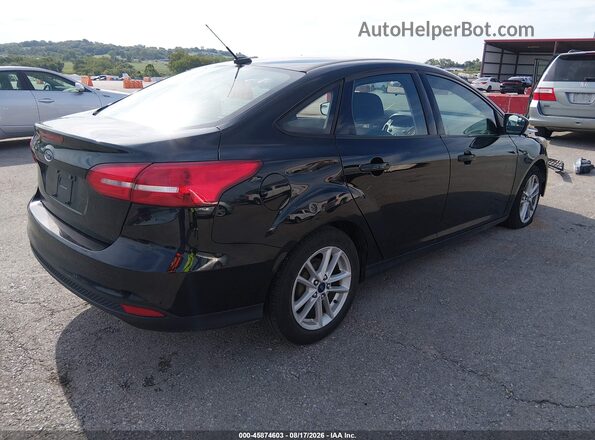 1FADP3F21HL284178 2017 FORD FOCUS Black Trasero derecho