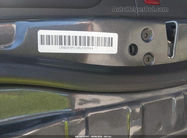 1FADP3F21HL330544 2017 FORD FOCUS Gray Widok komory silnika