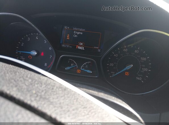1FADP3F21HL330544 2017 FORD FOCUS Gray Widok tylnych siedzeń