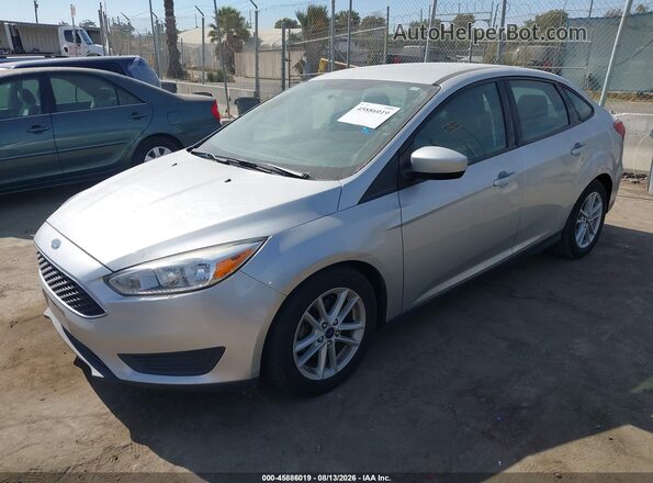 1FADP3F21JL252675 2018 FORD FOCUS Gray Առջևի ձախ երեք քառորդ տեսարան