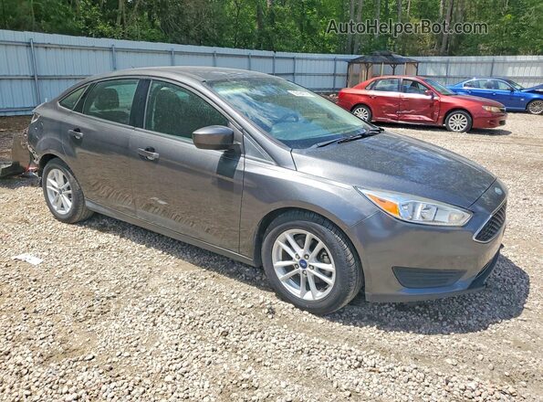 1FADP3F21JL265362 2018 FORD FOCUS Серый Передняя правая четверть