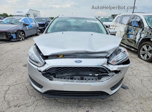1FADP3F21JL268505 2018 FORD FOCUS Silver Front view