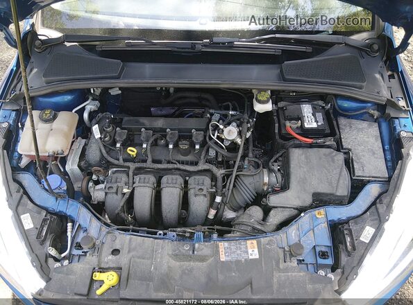 1FADP3F21JL301941 2018 FORD FOCUS Blue Հետևի տեսք