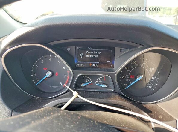 1FADP3F22GL224747 2016 FORD FOCUS Silver Widok zestawu wskaźników