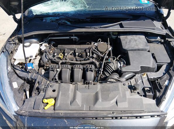 1FADP3F22GL278971 2016 FORD FOCUS Gray უკანა ხედი