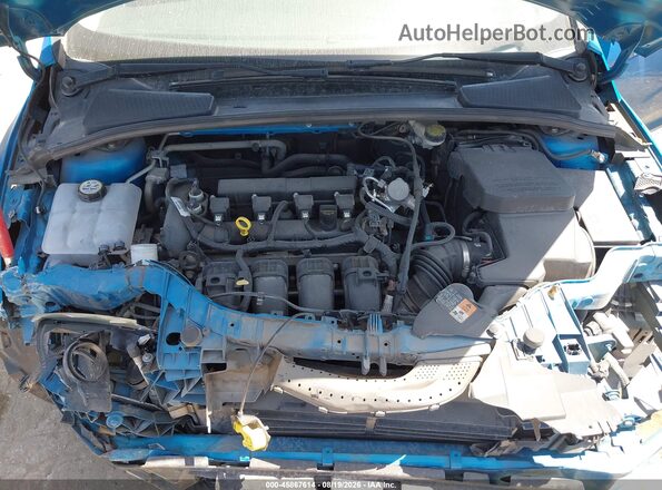 1FADP3F22GL342989 2016 FORD FOCUS Blue Widok z tyłu