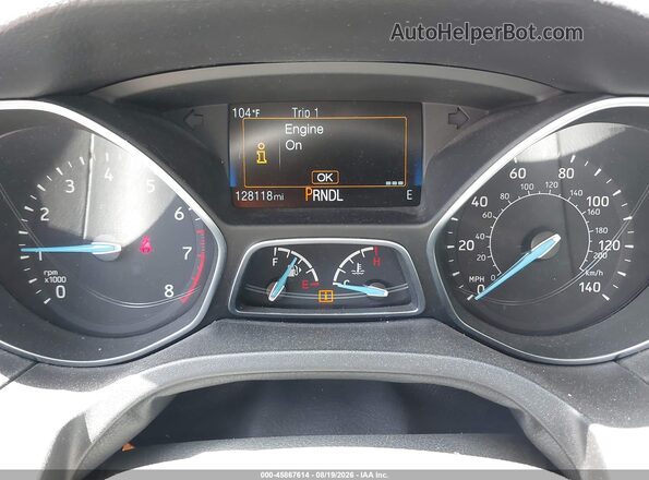 1FADP3F22GL342989 2016 FORD FOCUS Blue Widok tylnych siedzeń