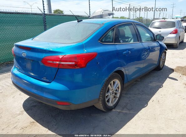1FADP3F22GL342989 2016 FORD FOCUS Blue Tył prawy