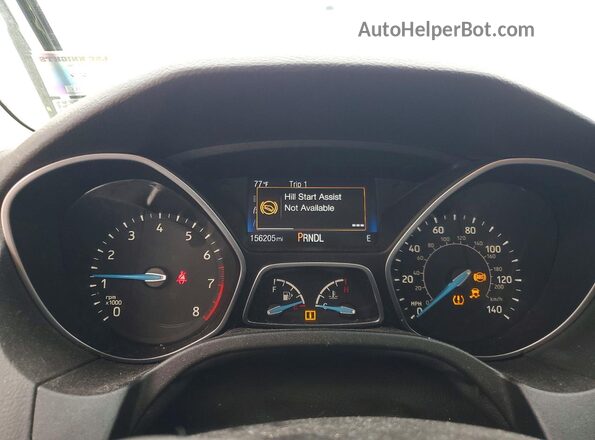 1FADP3F22GL373689 2016 FORD FOCUS Silver ხელსაწყოთა პანელის ხედი