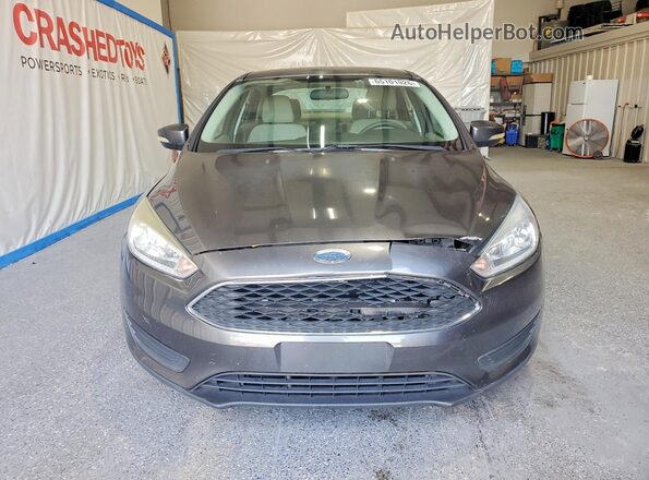1FADP3F22HL274548 2017 FORD FOCUS Серый Вид спереди