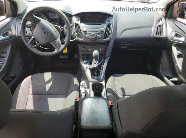 1FADP3F22HL294265 2017 FORD FOCUS Черный Вид панели приборов