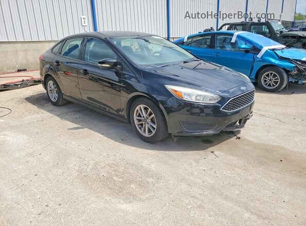 1FADP3F22HL294265 2017 FORD FOCUS Черный Передняя правая четверть