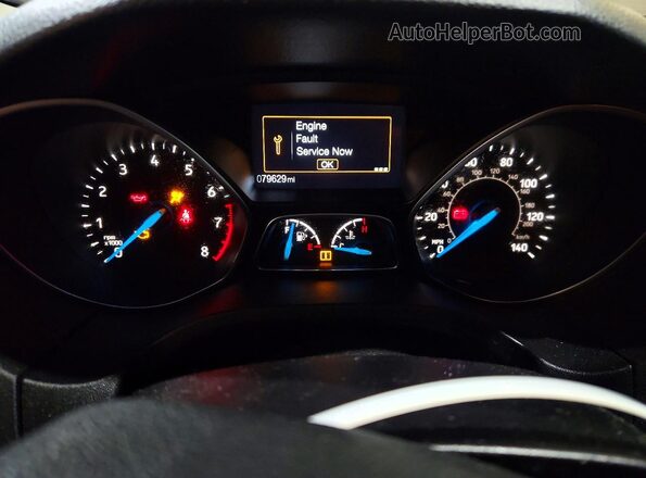 1FADP3F22HL297439 2017 FORD FOCUS Gray Vista del cuadro de instrumentos